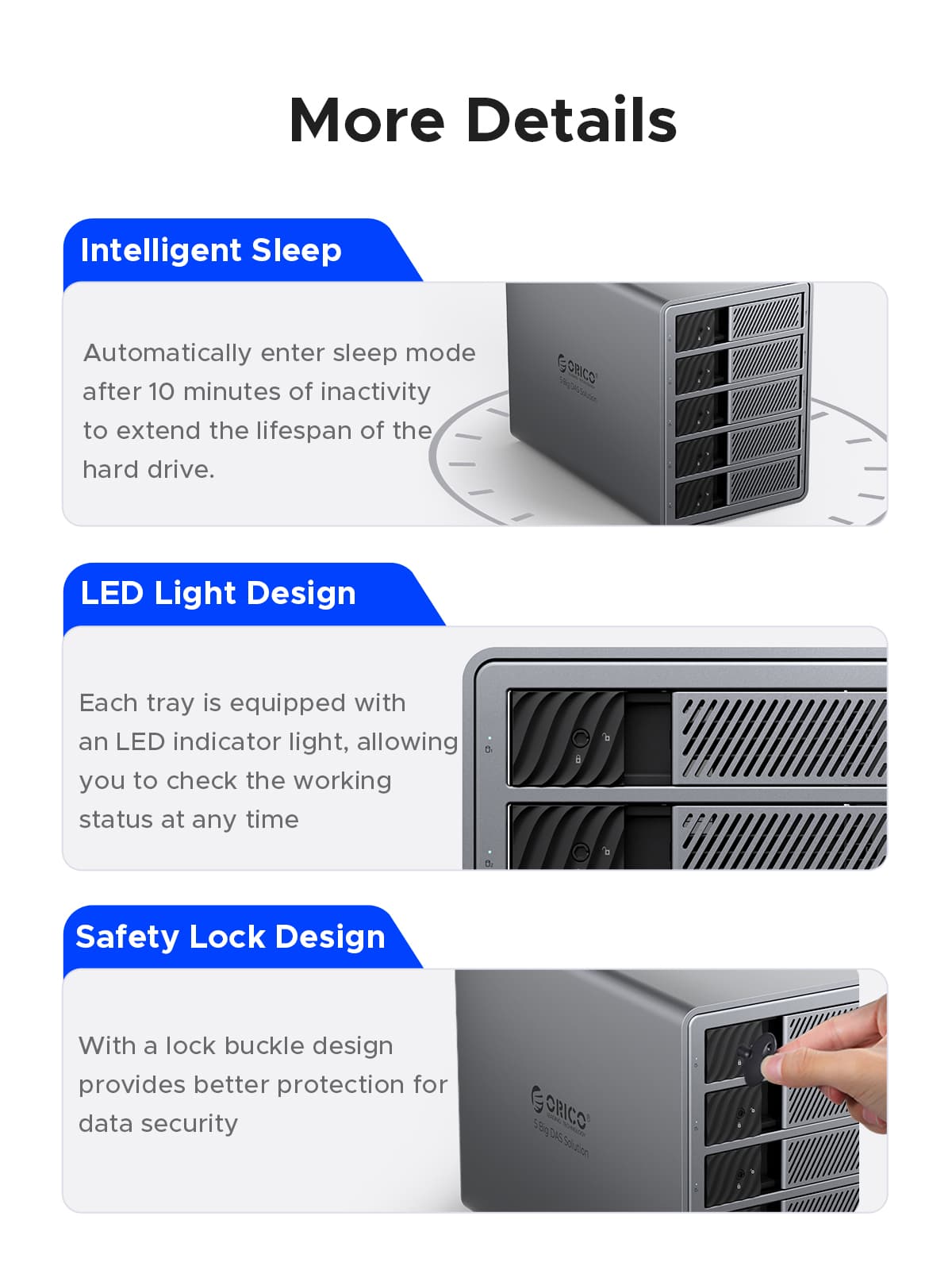 p*K様 ORICO【RAID機能】HDDケース 　9858RU3 Amazon.com: ORICO RAID 5 Bay HDD Enclosures USB 3.0 Push
