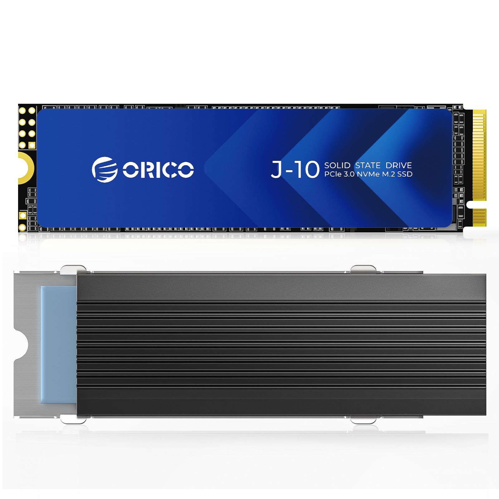 ORICO J10 NVMe SSD - 3100MB/s Read, PCIe 3.0 with Heatsink
