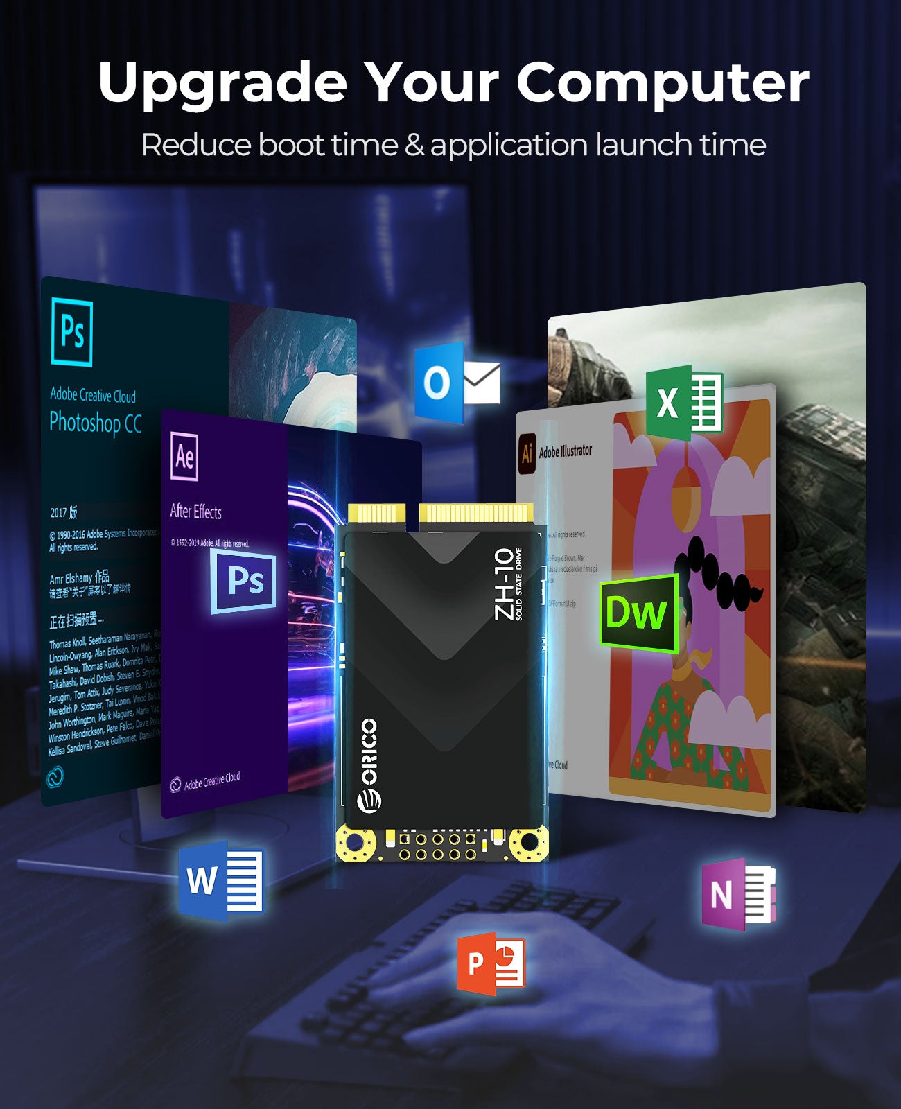 ORICO ZH-10 mSATA SSD: 500MB/s Read Speed